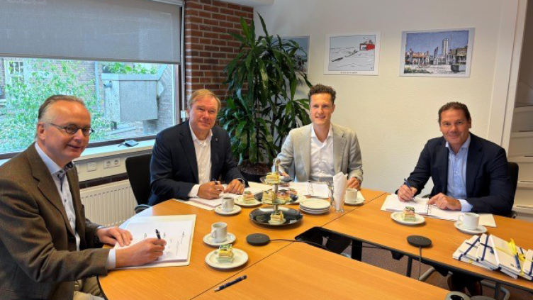Ondertekening overeenkomst Curiedex-terrein