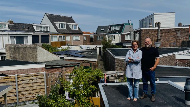 Dakboswachters Yvonne en Olivier