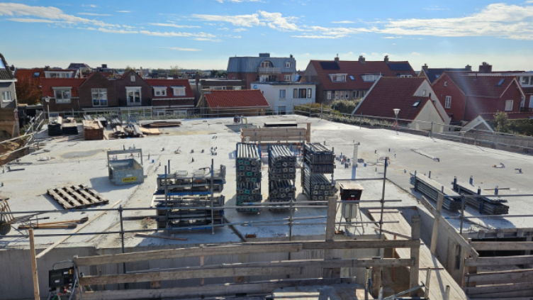 Het fundament van Villa Maris