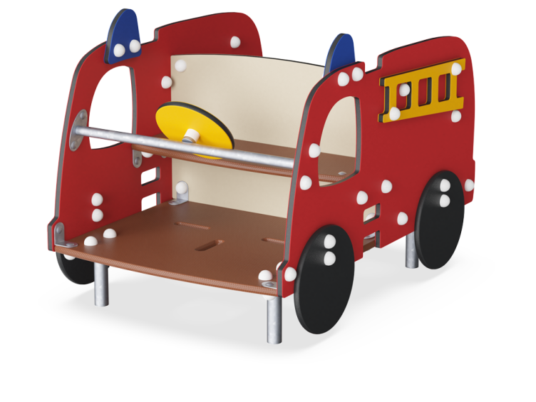 Speeltoestel in de vorm van een brandweerauto