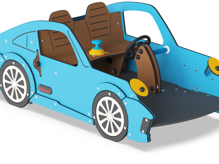 Speeltoestel in de vorm van een raceauto