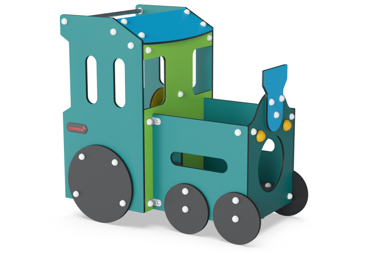 Speeltoestel in de vorm van een trein