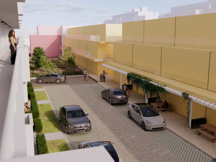 Schets 1 woningbouw Passagegebied