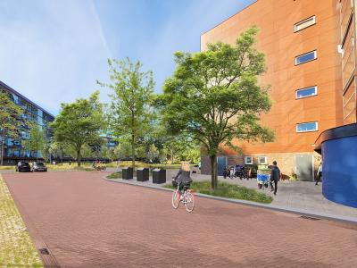Deelgebied 7 entree flatgebouw impressie