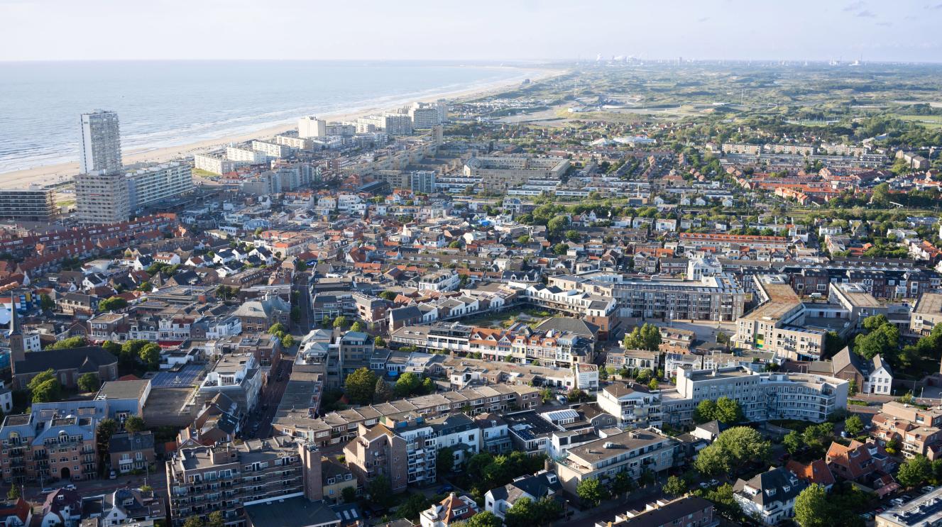 Luchtfoto van Zandvoort