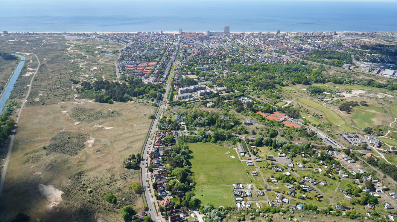 Luchtfoto van Zandvoort