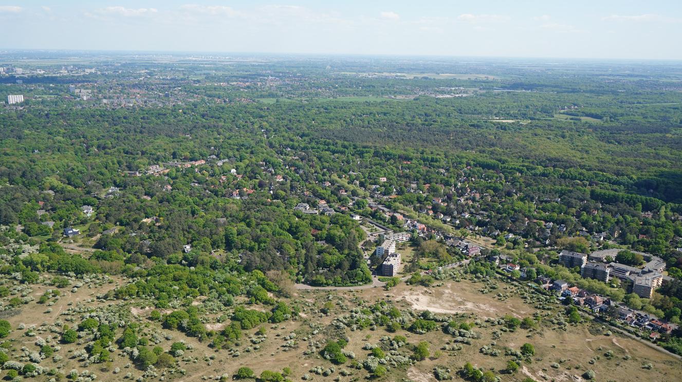 Bentveld vanuit de lucht gezien