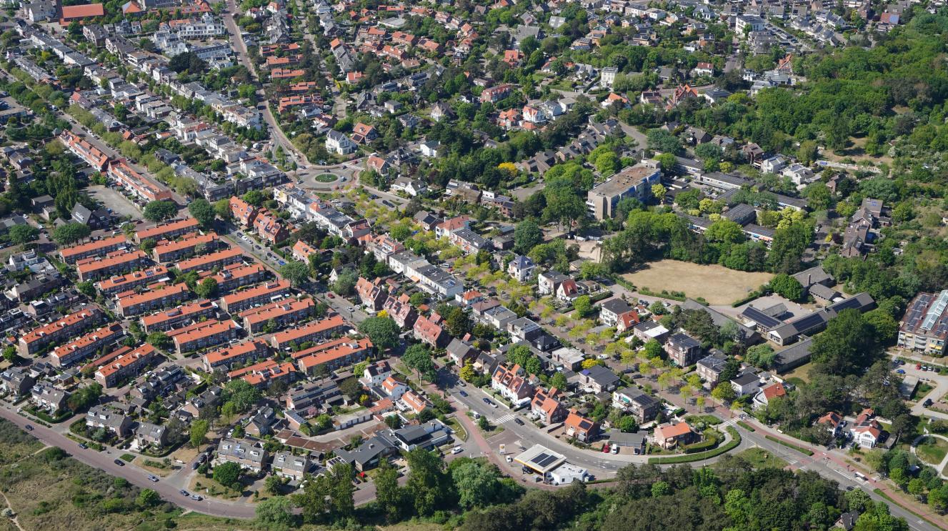 Luchtfoto van de Zandvoortselaan