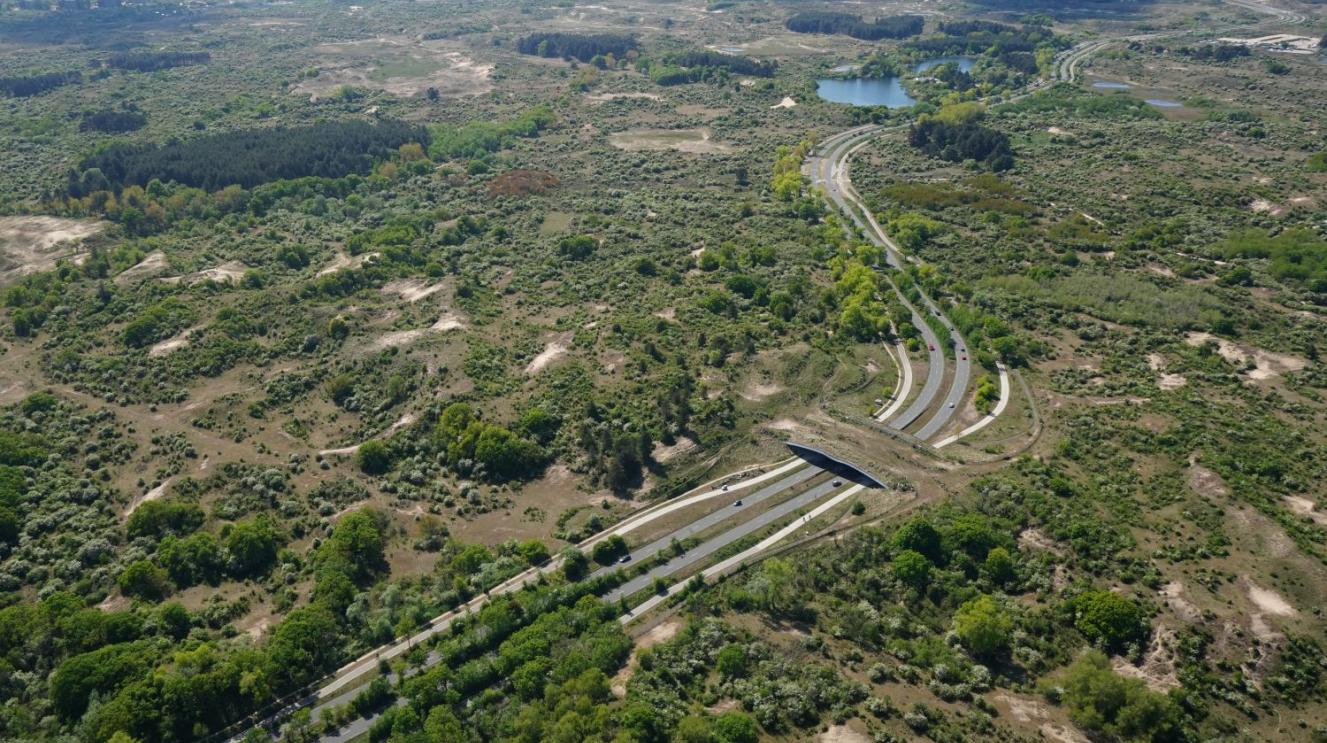 Luchtfoto van Zeeweg tussen Haarlem en Bloemendaal aan Zee