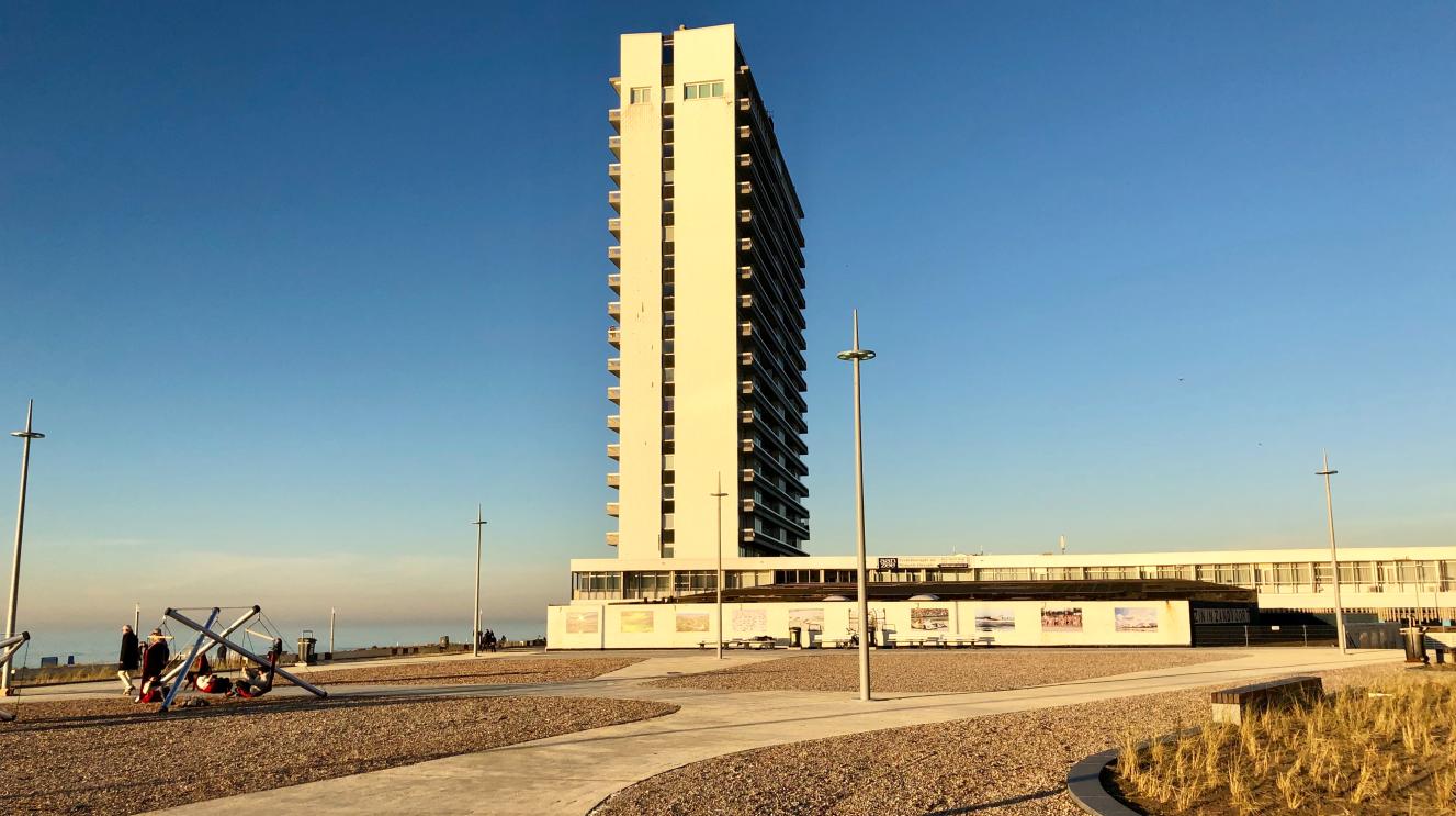 De middenboulevard in Zandvoort