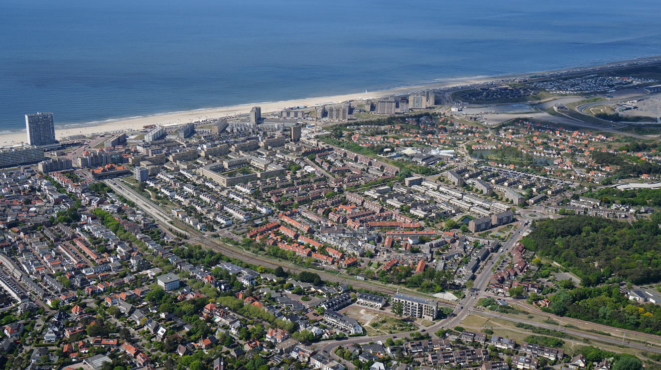 Luchtfoto van Zandvoort