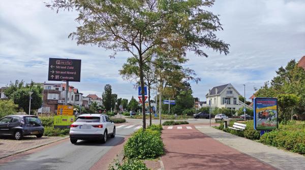 Bord parkeerroute Zandvoortselaan en Kostverlorenstraat