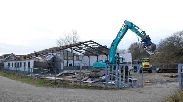 Sloopwerkzaamheden aan het Heimanshof